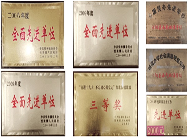 连续五年全面先进单位